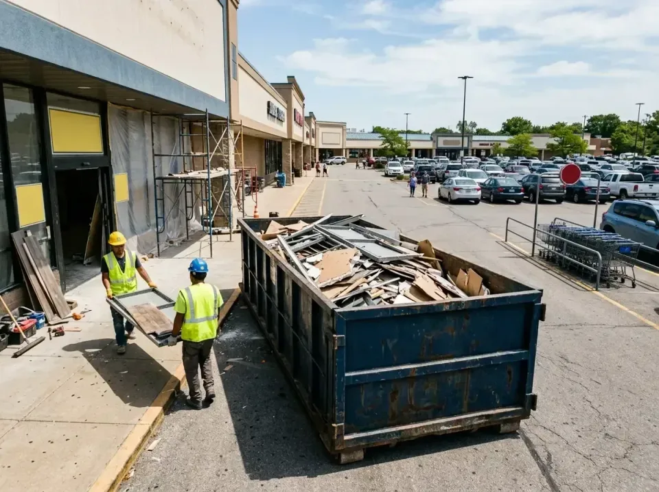 retail-store-renovation-debris-003 — frequently asked questions, Roll-off Dumpster Rentals in Amboy, IL